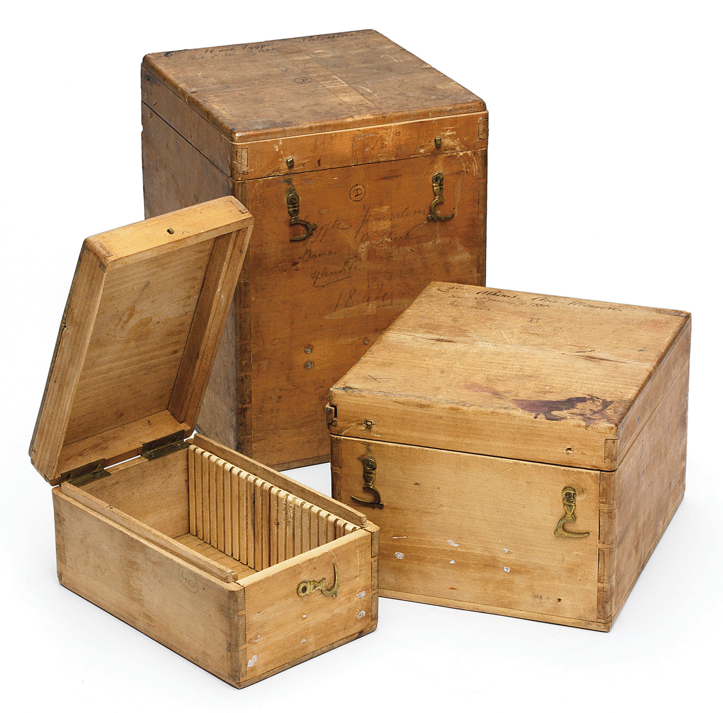 Joseph Philibert Girault De Prangey 1804 1892 Three Daguerreotype Boxes Mid 19th Century Photographs Christie S